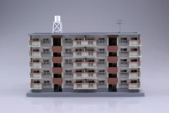New Aoshima Skynet 1/150 Housing Complex Plastic Model