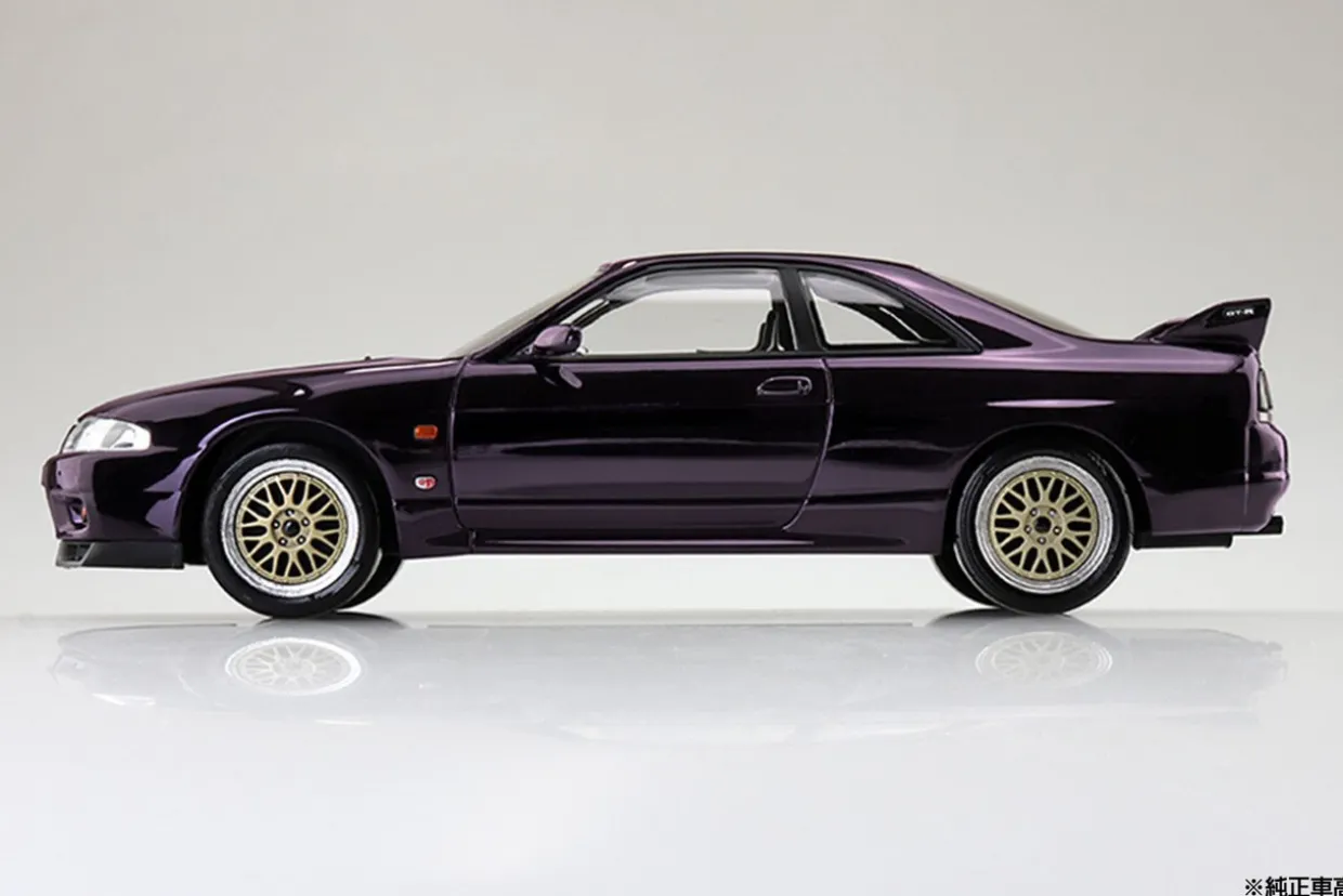 Cheap Aoshima The Snap Kit 1/32 Nissan R33 Skyline Gt-R Custom Wheel (Midnight Purple) Plastic Model
