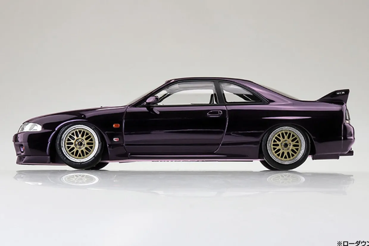 Cheap Aoshima The Snap Kit 1/32 Nissan R33 Skyline Gt-R Custom Wheel (Midnight Purple) Plastic Model