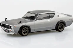 Outlet Aoshima The Snap Kit 1/32 Nissan C110 Skyline Gt-R Custom (Silver) Plastic Model