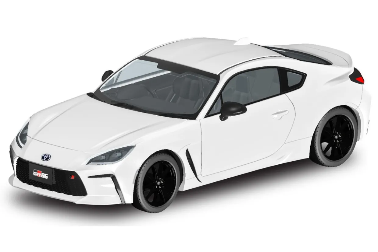 Discount Aoshima The Snap Kit 1/32 Toyota Gr86 (Crystal White Pearl) Plastic Model