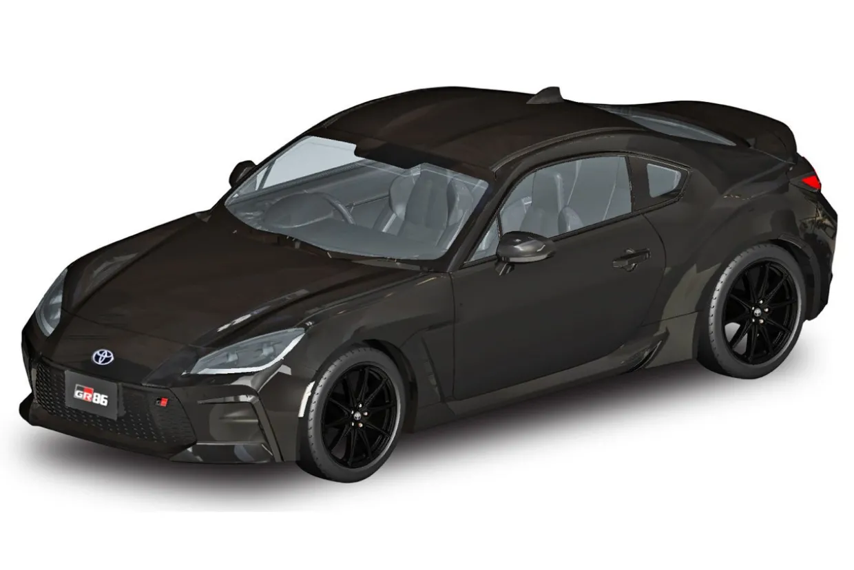 New Aoshima The Snap Kit 1/32 Toyota Gr86 (Crystal Black Silica) Plastic Model