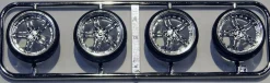 Clearance Aoshima Tuned Parts 1/24 Rs Work Gnosis Gs2 19Inch Tire & Wheel Set