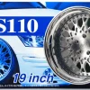 Flash Sale Aoshima Tuned Parts 1/24 Vip Modular Vsx110 19Inch Tire & Wheel Set