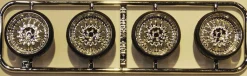 Flash Sale Aoshima Tuned Parts 1/24 Vip Modular Vsx110 19Inch Tire & Wheel Set