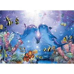 Apollo-Sha Jigsaw Puzzle 47-801 Lassen Dolphins Precious Love Ii (1053 S-Pieces) Clearance