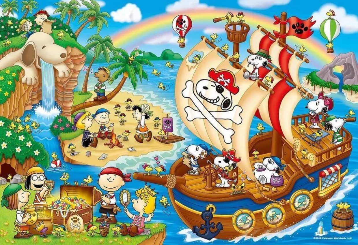 Apollo-Sha Jigsaw Puzzle 48-795 Peanuts Pirates Snoopy Adventure (300 Pieces) Online