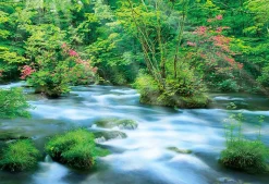Apollo-Sha Jigsaw Puzzle 48-645 Japanese Scenery Azalea And River (300 Pieces) Online