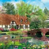 Online Appleone 300-365 Jigsaw Puzzle April Cottage By Dominic Davison (300 Pieces)