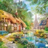Clearance Appleone 1000-874 Jigsaw Puzzle Beautiful Stream Path (1000 Pieces)