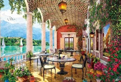 Cheap Appleone 300-358 Jigsaw Puzzle Cafe Along The River By Dominic Davison (300 Pieces)
