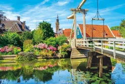 Store Appleone 300-363 Jigsaw Puzzle Flowering Dutch Drawbridge (300 Pieces)