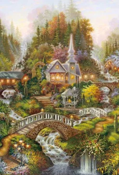 Outlet Appleone 300-351 Jigsaw Puzzle Hillside Sanctuary By Klaus Strubel (300 Pieces)