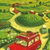 Best Sale Appleone 1000-861 Jigsaw Puzzle Let's Go To Longbridge By Yasuo Okuma (1000 Pieces)