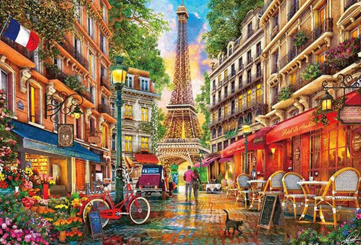 Clearance Appleone 300-361 Jigsaw Puzzle Promenade In Paris (300 Pieces)