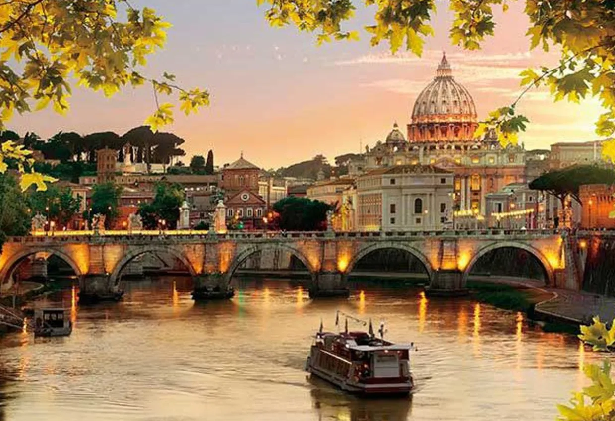 New Appleone 300-350 Jigsaw Puzzle St.Peter's Cathedral At Evening (300 Pieces)