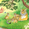 Best Appleone 1000-866 Jigsaw Puzzle Traditional Tiger And Cubs (1000 Pieces)