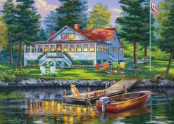 Hot Appleone 500-292 Jigsaw Puzzle Wonderful Day By Darrell Bush (500 Pieces)