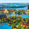 Clearance Appleone Jigsaw 500-262 Nordics Stockholm Old Town (500 Pieces)