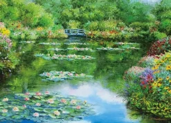 Online Appleone Jigsaw 500-257 Sam Park Monet's Garden (500 Pieces)