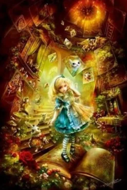 Best Sale Appleone Jigsaw Puzzle 300-274 Alice In Wonderland (300 Pieces)
