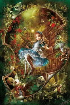 Cheap Appleone Jigsaw Puzzle 108-076 Alice In Wonderland (108 Pieces)