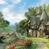 Best Sale Appleone Jigsaw Puzzle 300-291 Dominic Davison Little Classy House (300 Pieces)