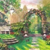 Hot Appleone Jigsaw Puzzle 500-221 Dominic Davison Morning Patio (500 Pieces)