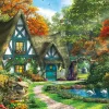 Sale Appleone Jigsaw Puzzle 300-329 Dominic Davison Autumn Tiny Cottage (300 Pieces)