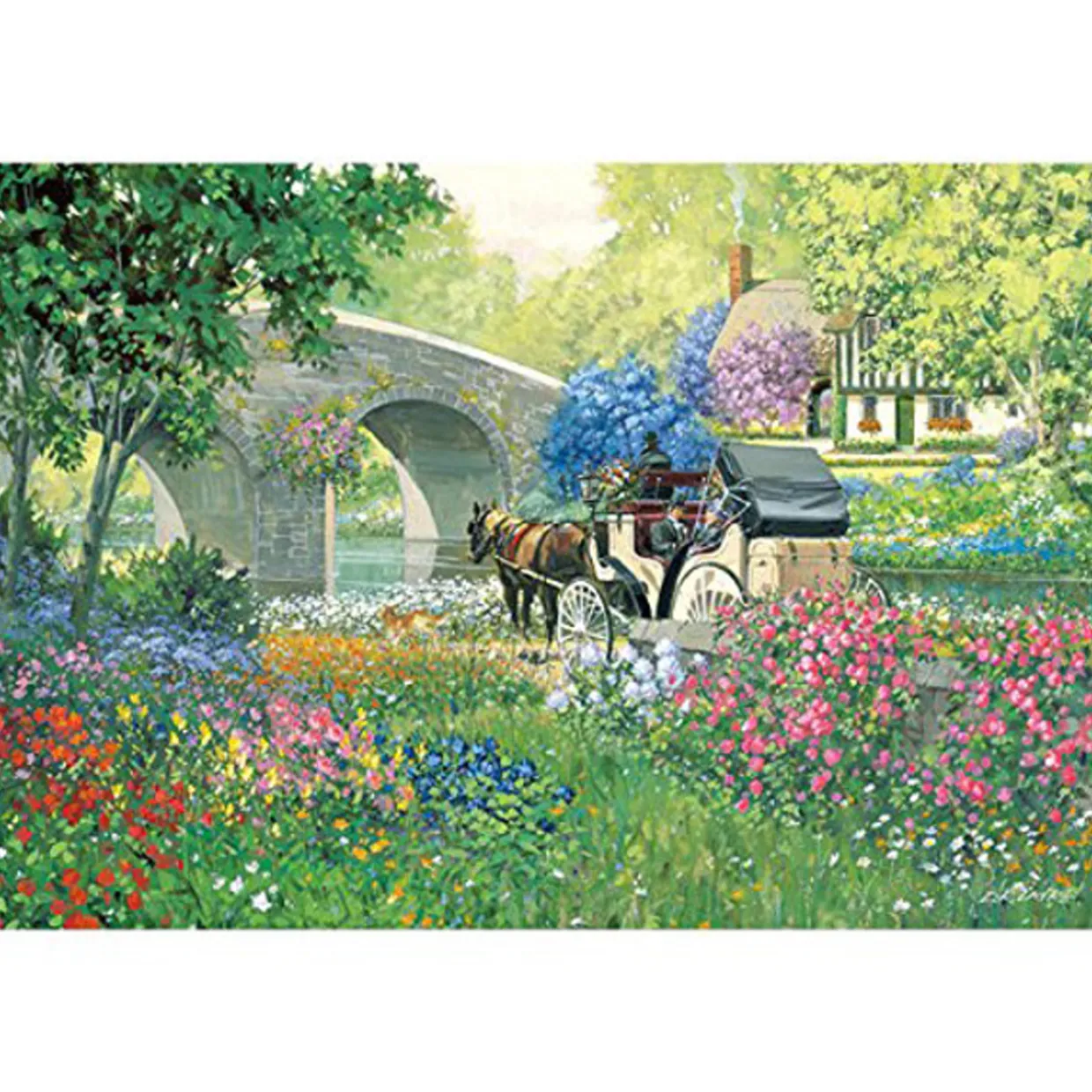 Best Sale Appleone Jigsaw Puzzle 1000-817 D.R.Laird Graceful Coach (1000 Pieces)