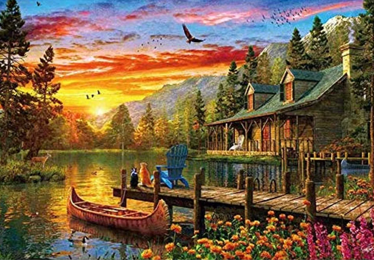 Sale Appleone Jigsaw Puzzle 1000-845 Dominic Davison Perfect Day (1000 Pieces)