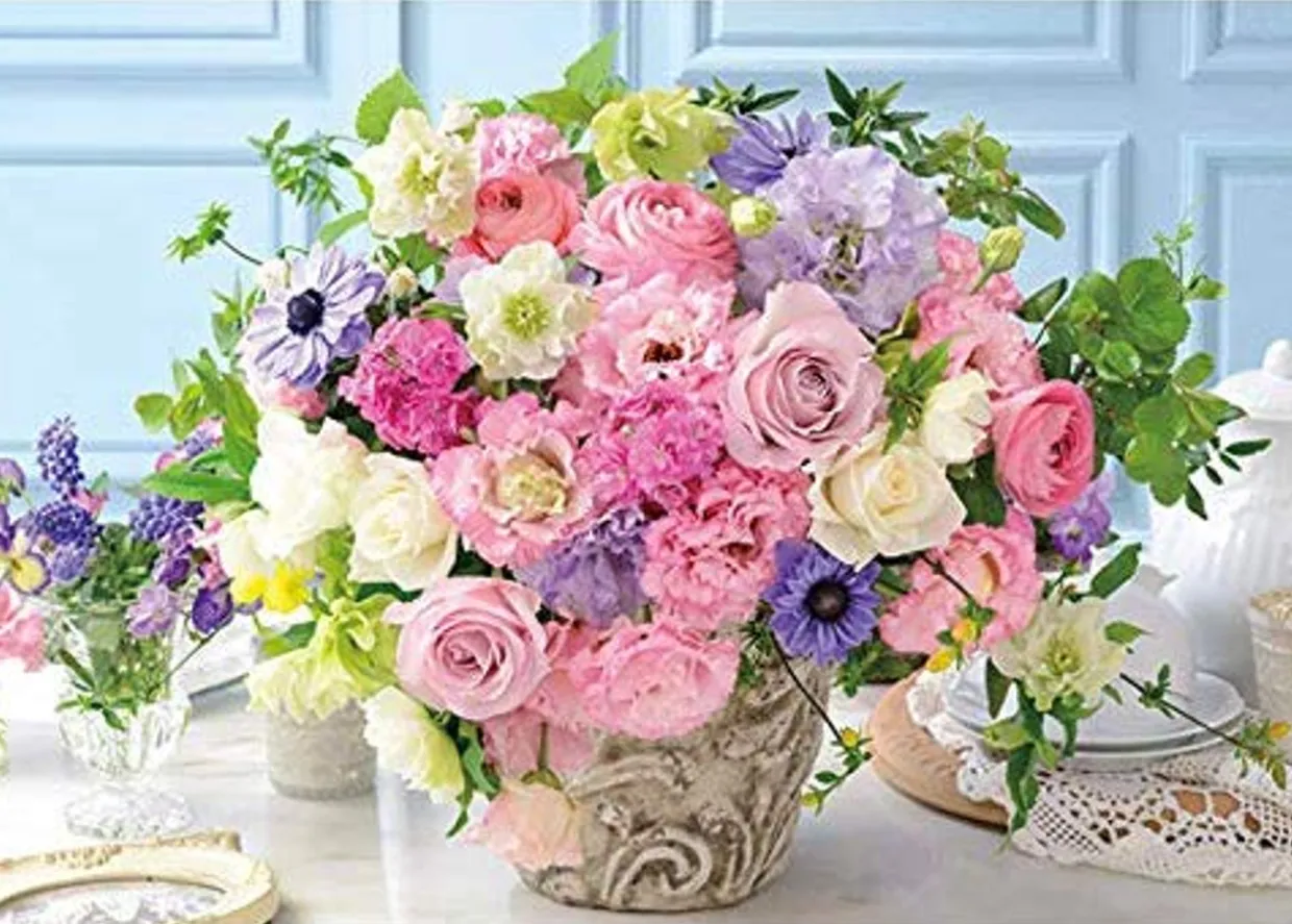 Outlet Appleone Jigsaw Puzzle 300-349 Flower Precious Moment (300 Pieces)