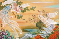 Clearance Appleone Jigsaw Puzzle 1000-803 Japanese Art White Chinese Phoenix (1000 Pieces)