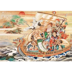 Cheap Appleone Jigsaw Puzzle 1000-814 Japanese Art Hakuga Takeuchi Seven Lucky Gods (1000 Pieces)