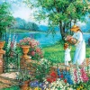 Outlet Appleone Jigsaw Puzzle 1000-798 Lake Side Morning (1000 Pieces)