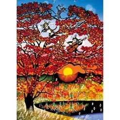 Fashion Appleone Jigsaw Puzzle 300-345 Maple (Autumnal Tints) Seiji Fujishiro (300 Pieces)