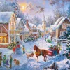 Shop Appleone Jigsaw Puzzle 500-275 Nicky Boehme Joyful Snow Christmas (500 Pieces)