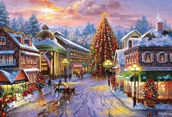 Outlet Appleone Jigsaw Puzzle 1000-843 Nicky Bohem Winter Carol (1000 Pieces)