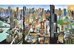 New Appleone Jigsaw Puzzle 1000-832 Seiji Fujishiro Osaka Panorama (1000 Pieces)