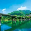Store Appleone Jigsaw Puzzle 300-354 Shimanto River And Low-Water Bridge (300 Pieces)