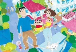 Best Appleone Jigsaw Puzzle Crayon Shin-Chan Family Walk (300 Pieces)