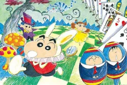 Outlet Appleone Ky1473Rx Jigsaw Puzzle Crayon Shin-Chan Alice In Wonderland (300 Pieces)