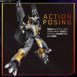 Best Bandai Figure-Rise Standard Digimon Blackwargreymon Plastic Model
