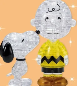 Clearance Beverly 50274 Crystal 3D Puzzle Snoopy & Charlie Brown (77 Pieces)