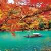 Store Beverly 51-286 Jigsaw Puzzle Autumn Leaves Of Hozukyo Arashiyama (1000 Pieces)