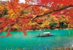 Store Beverly 51-286 Jigsaw Puzzle Autumn Leaves Of Hozukyo Arashiyama (1000 Pieces)