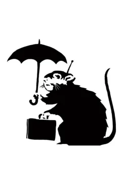 Store Beverly 83-112 Jigsaw Puzzle Banksy Umbrella Rat (300 Pieces)