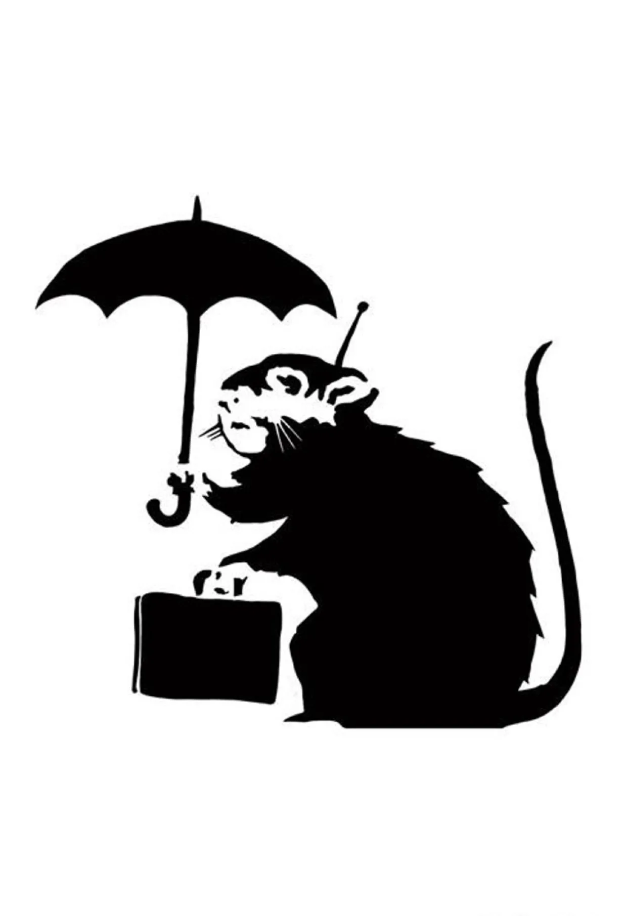 Store Beverly 83-112 Jigsaw Puzzle Banksy Umbrella Rat (300 Pieces)