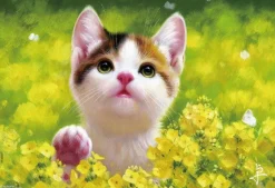 Sale Beverly 83-105 Jigsaw Puzzle Cat Wandering In The Grass (300 Pieces)