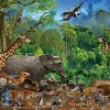 Fashion Beverly 100-025 Jigsaw Puzzle Compare Animal Size (100 L-Pieces)
